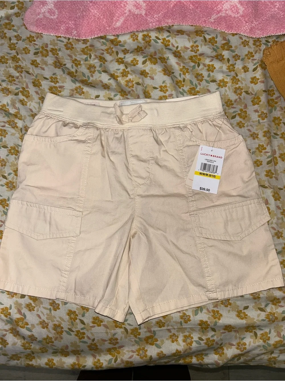 Lucky Brand Light Cream Cargo Shorts